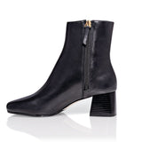 Arina Bootie Black Lux Nappa Comfortable Heel_151
