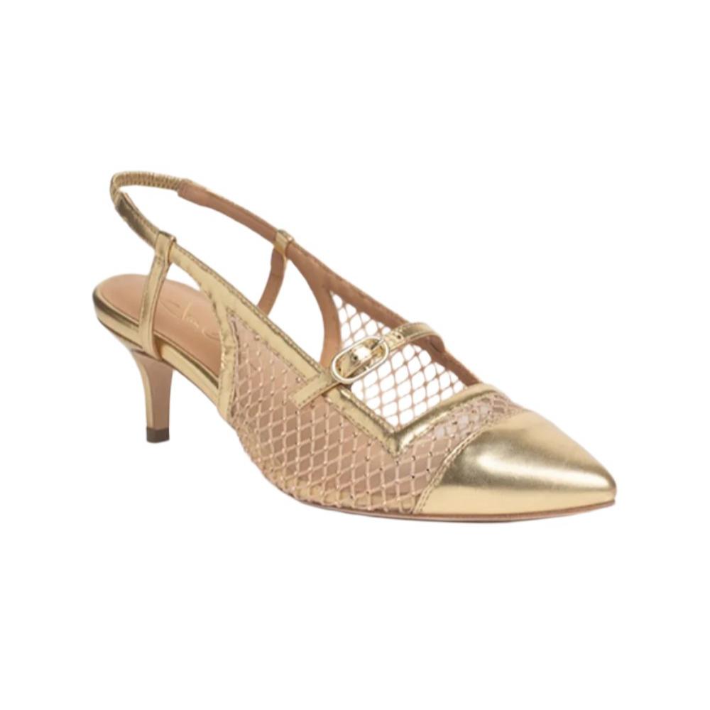 Chloe Gold Comfortable Heel_526
