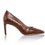 Deborah 2.0 Brown Croco Comfortable Heel_79