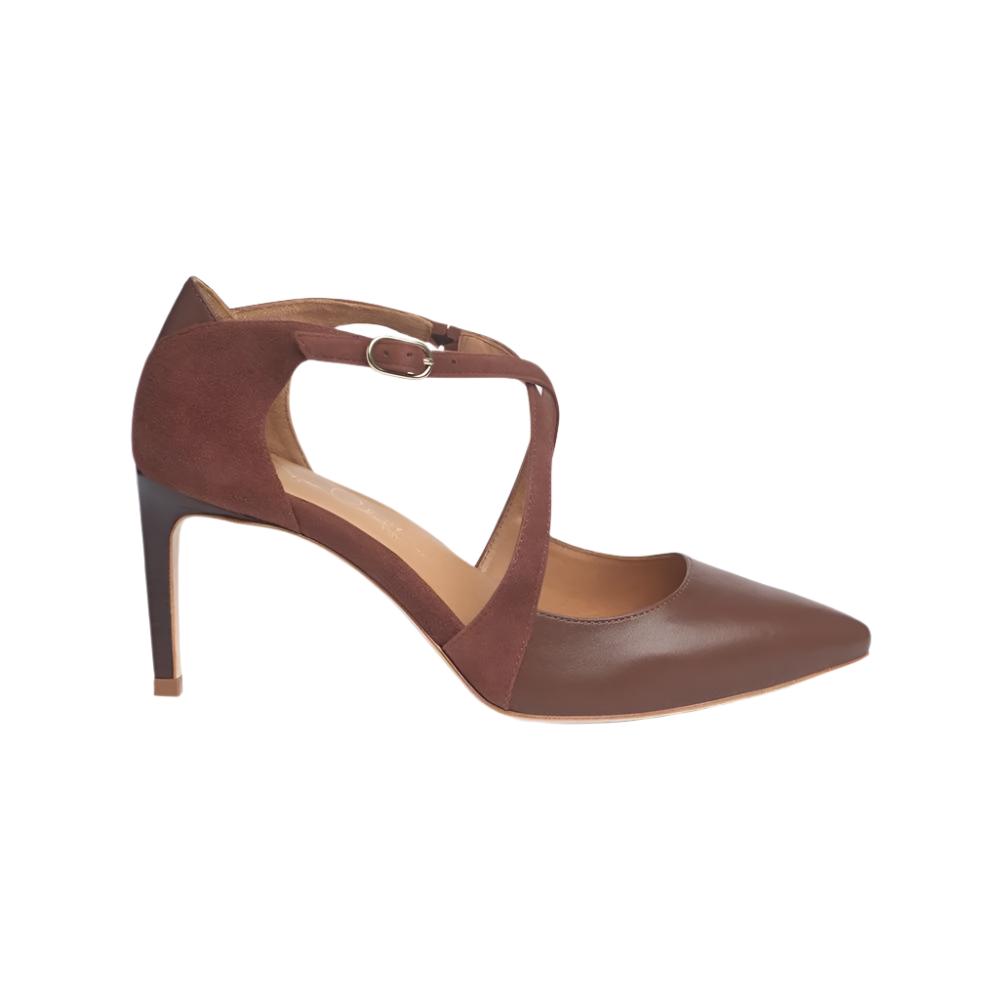 Desire Suede Brown Comfortable Heel_581