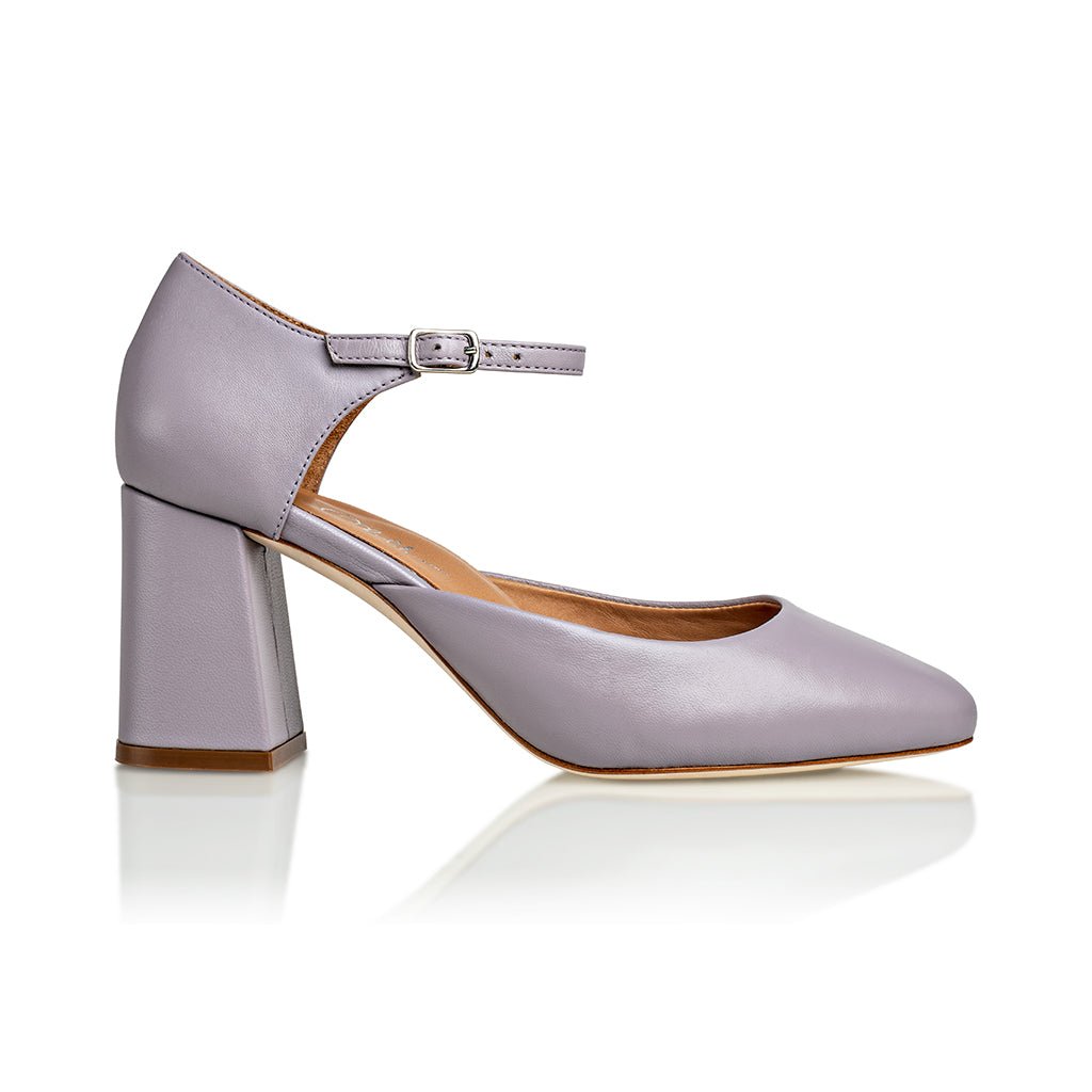 Sally Lilac Mestico Luxury Nappa Comfortable Heel_357