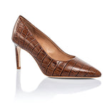 Deborah 2.0 Brown Croco Comfortable Heel_82