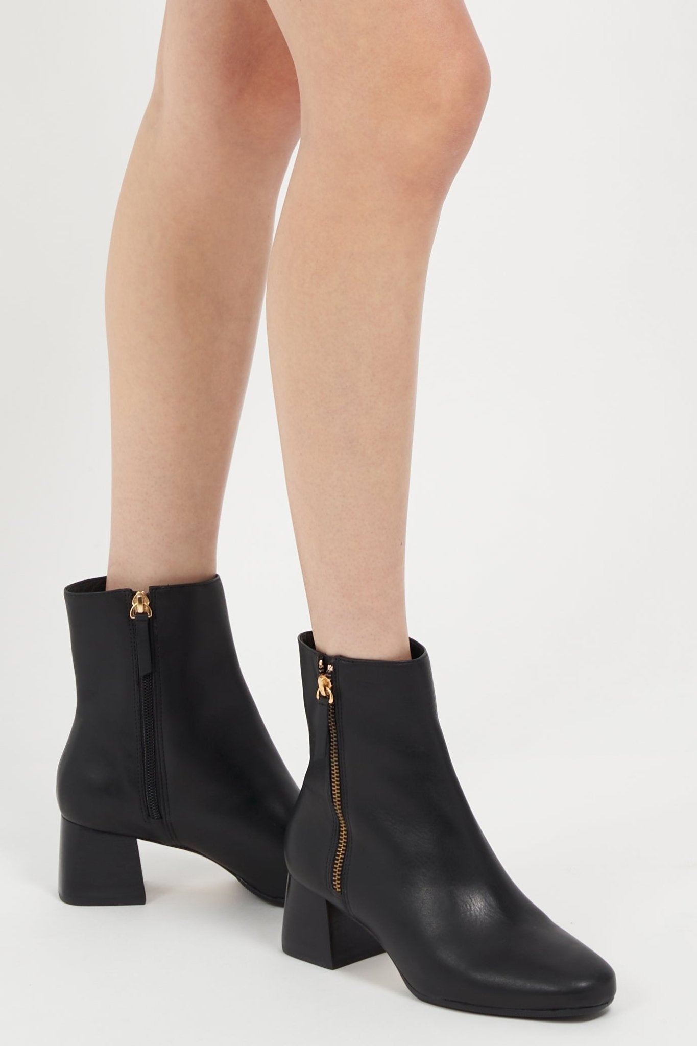 Arina Bootie Black Lux Nappa Comfortable Heel_153