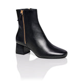 Arina Bootie Black Lux Nappa Comfortable Heel_152