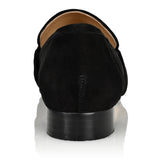 Adonis Black Nubuck Leather Loafer