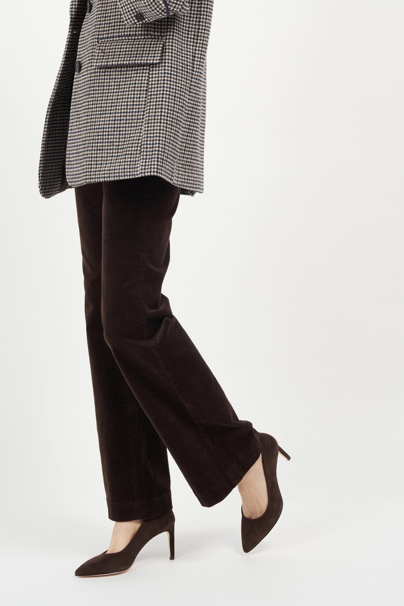 Deborah Sparrow Kid Suede Comfortable Heel_2060