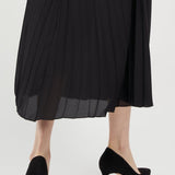 Deborah Black Kid Suede Comfortable Heel_1709