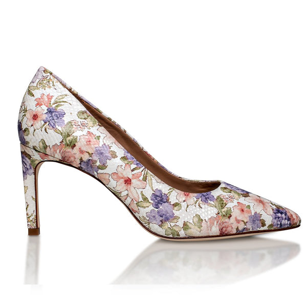 Deborah 2.0 Floral Luxury Kid Nappa – Joan Oloff Shoes