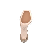 Simone Champagne Metallic Snake