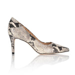 Deborah Natural Printed Wild Snake Comfortable Heel_2300