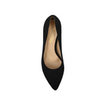 Deborah Black Kid Suede Comfortable Heel_1705