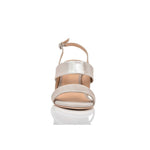 Fortune Grey Shimmer Suede Comfortable Heel_2774