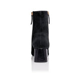 Arina Bootie Black Kid Suede