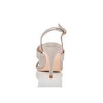 Fortune Grey Shimmer Suede Comfortable Heel_2775