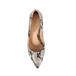 Deborah Natural Printed Wild Snake Comfortable Heel_2304