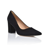 Riley Black Kid Suede