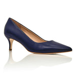 Callie Navy Lux Nappa Comfortable Heel_2406