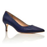 Callie Navy Lux Nappa Comfortable Heel_2406