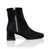 Arina Bootie Black Kid Suede