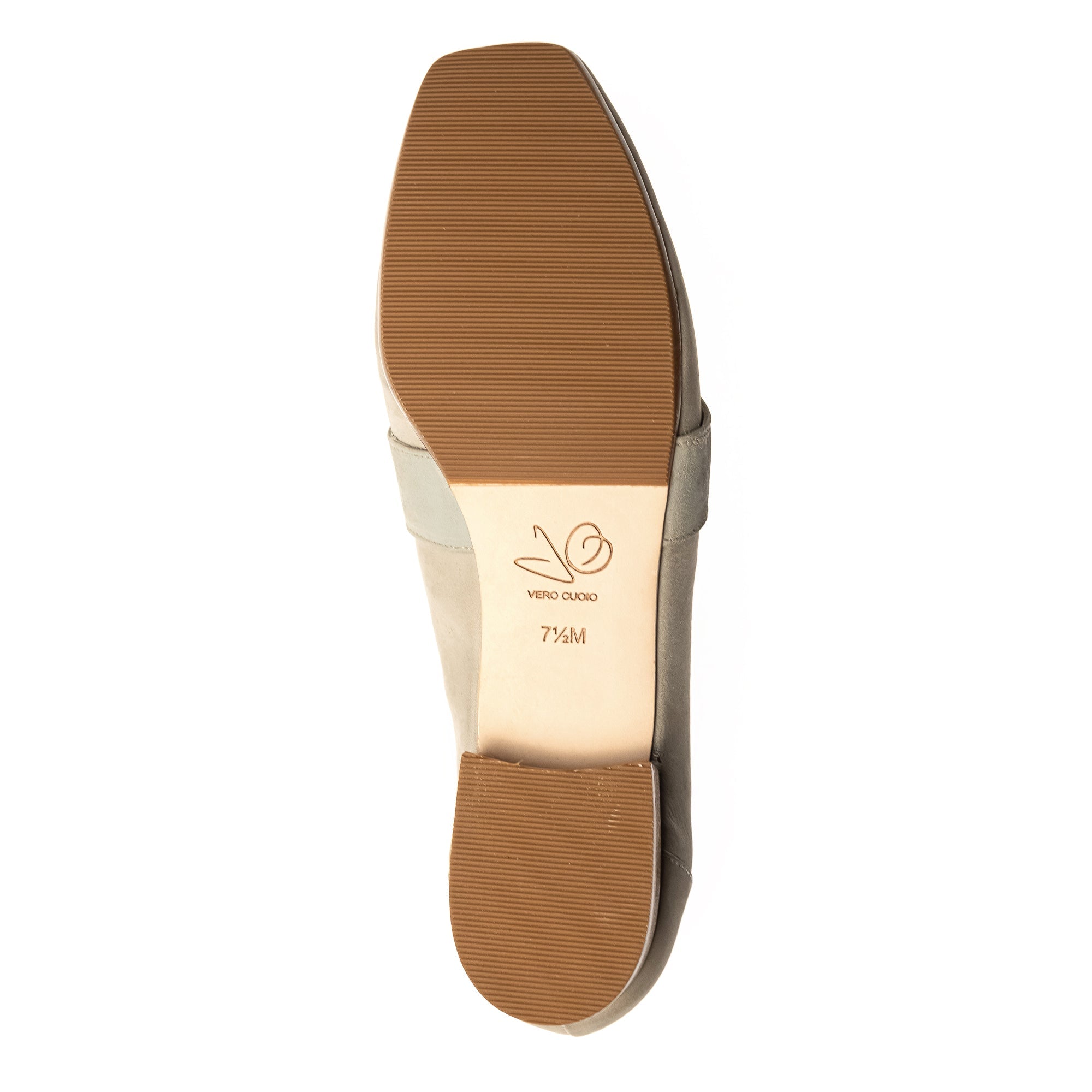Adonis Taupe Nubuck Leather Loafer Comfortable Heel_3540