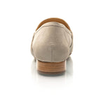 Adonis Taupe Nubuck Leather Loafer Comfortable Heel_3537