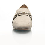 Adonis Taupe Nubuck Leather Loafer Comfortable Heel_3538