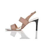 Fortune Tawny Brown/White/Black Lux Nappa Comfortable Heel_2787