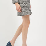 Sandra Indigo Blue Soft Lux Leather/ Black Soft Lux Leather Cap Toe Comfortable Heel_3323
