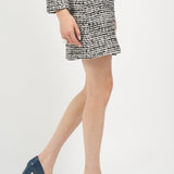 Sandra Indigo Blue Soft Lux Leather/ Black Soft Lux Leather Cap Toe Comfortable Heel_3323