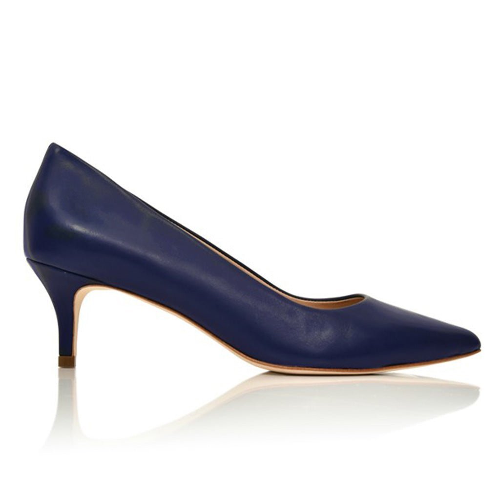 Callie Navy Lux Nappa Comfortable Heel_2405