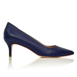 Callie Navy Lux Nappa Comfortable Heel_2405