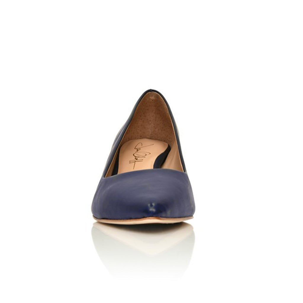 Callie Navy Lux Nappa Comfortable Heel_2408