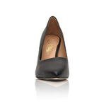 Romantic Black Nappa Comfortable Heel_1903