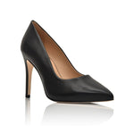 Romantic Black Nappa Comfortable Heel_1902