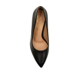 Romantic Black Nappa Comfortable Heel_1905