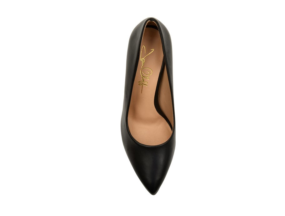 Romantic Black Nappa Comfortable Heel_1905