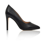 Romantic Black Nappa Comfortable Heel_1901