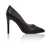 Romantic Black Nappa Comfortable Heel_1901